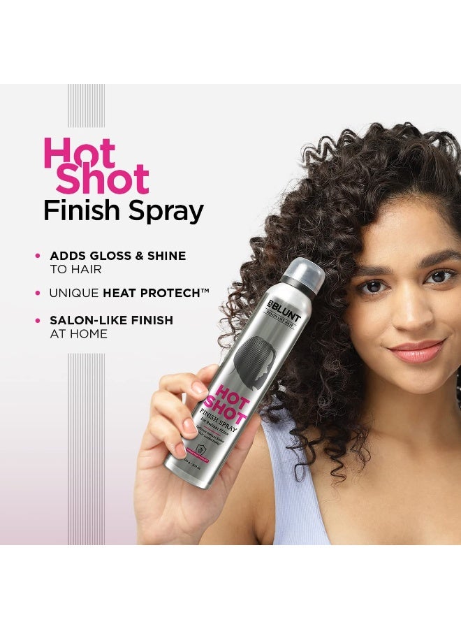 Bblunt Hot Shot Finish Spray For Radiant Shine | Designed for Indian Hair | Adds Shine | Lends Hair Glossy Finish | For Men & Women | 200 ml - Image 2